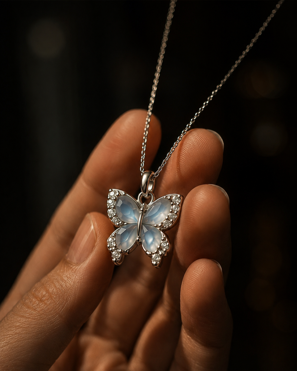 Aveline Papillon Pendant